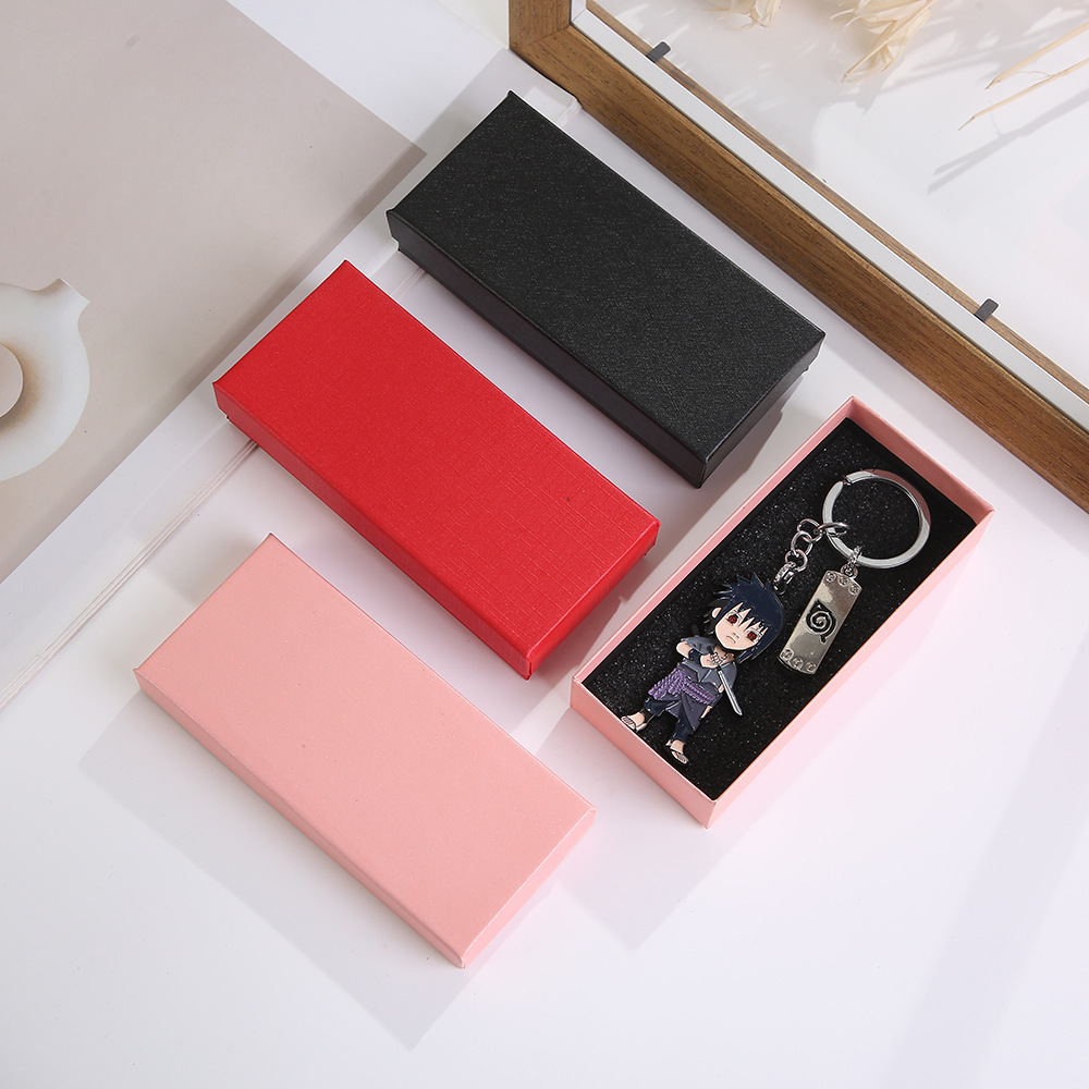 Коробка для ювелирных изделий длинного цвета, простая коробка для часов, коробка для подвесок, подарочная коробка с крышкой