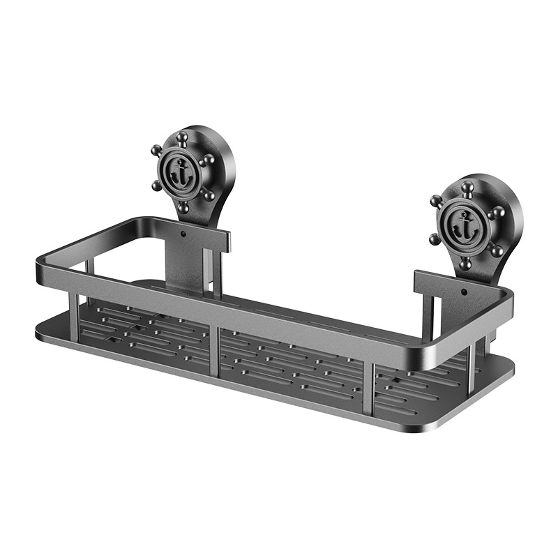 Suction Type Toilet Storage Rack Wall Hanging Punch-Free Bathroom Washbasin Bath Washstand Supplies Storage Rack