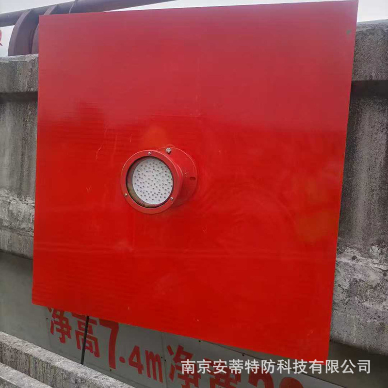 Навигационный свет для речной полиции, водонепроницаемый солнечный светильник для мостов