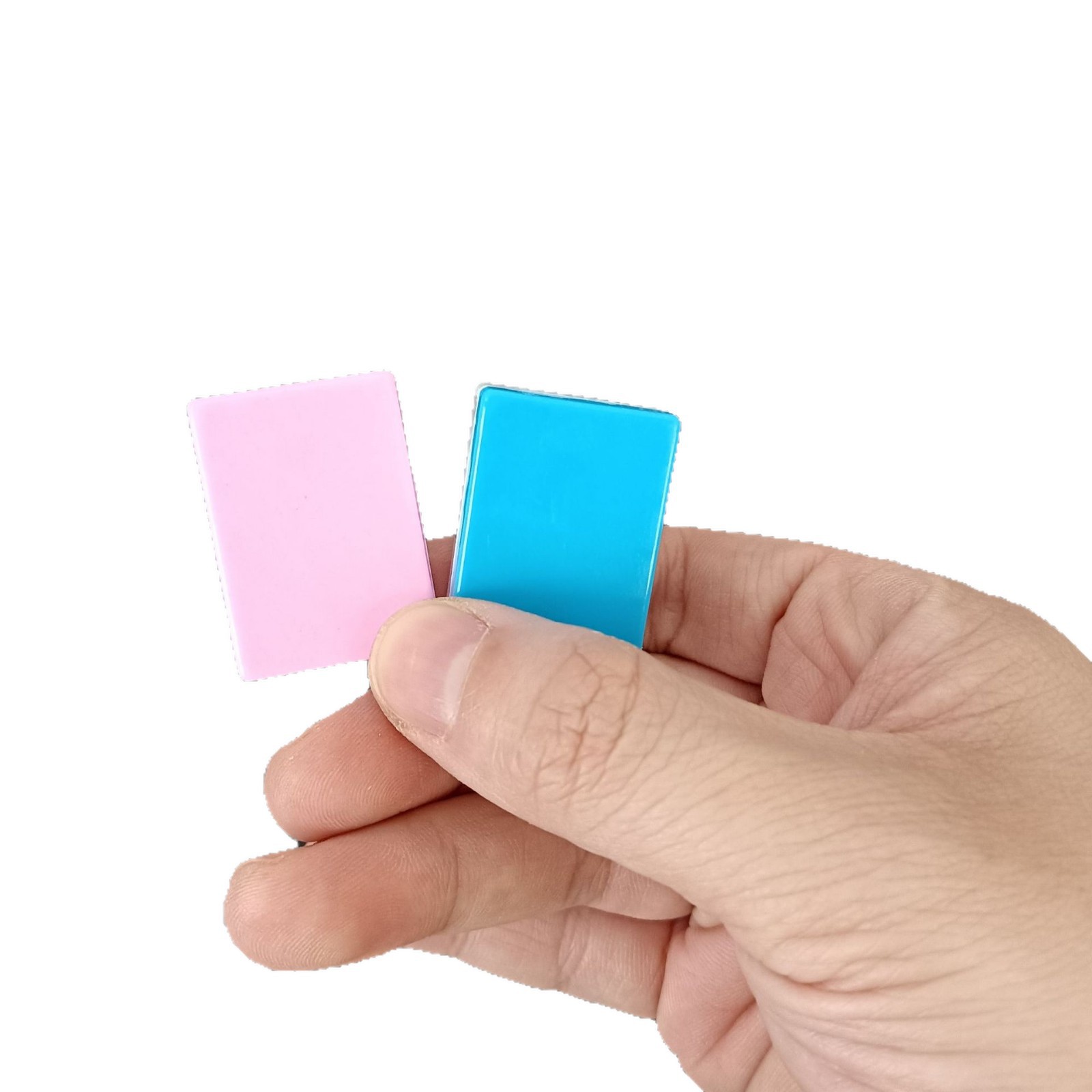 Board Game DIY Square White Red and Blue Colorful Chess Pieces Acrylic Game Mahjong Accessories Kidsren's Educational Toys