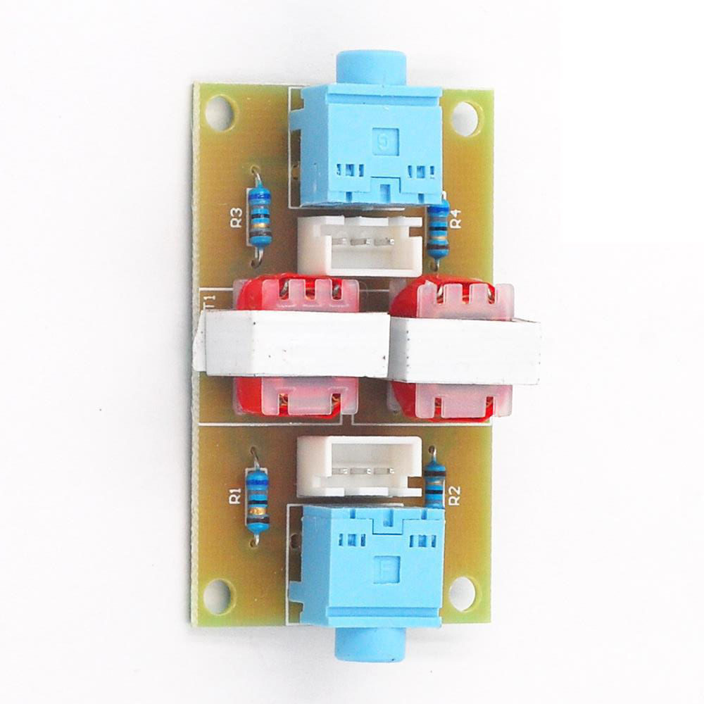 Common Ground Anti-Interference Stereo Audio Isolator Signal Noise Filter Computer Audio Current Sound Eliminator
