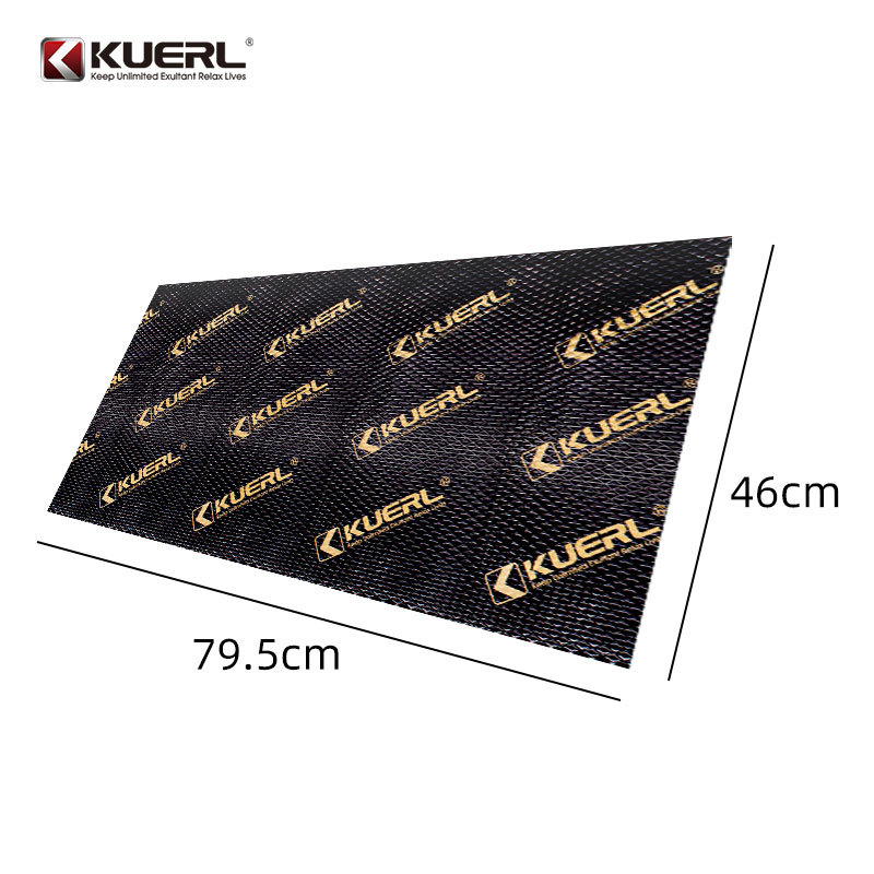 Wholesale thickened environmental protection butyl rubber shock stop plate automobile shock-proof sound insulation material shock stop plate