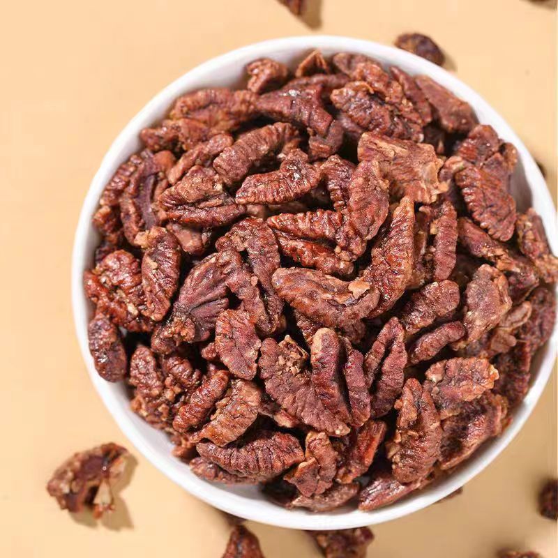 2025 New Fresh Hunan Pecan Kernels 50g Canned Original Flavor Nuts, Not Lin'An Small Walnut Kernels