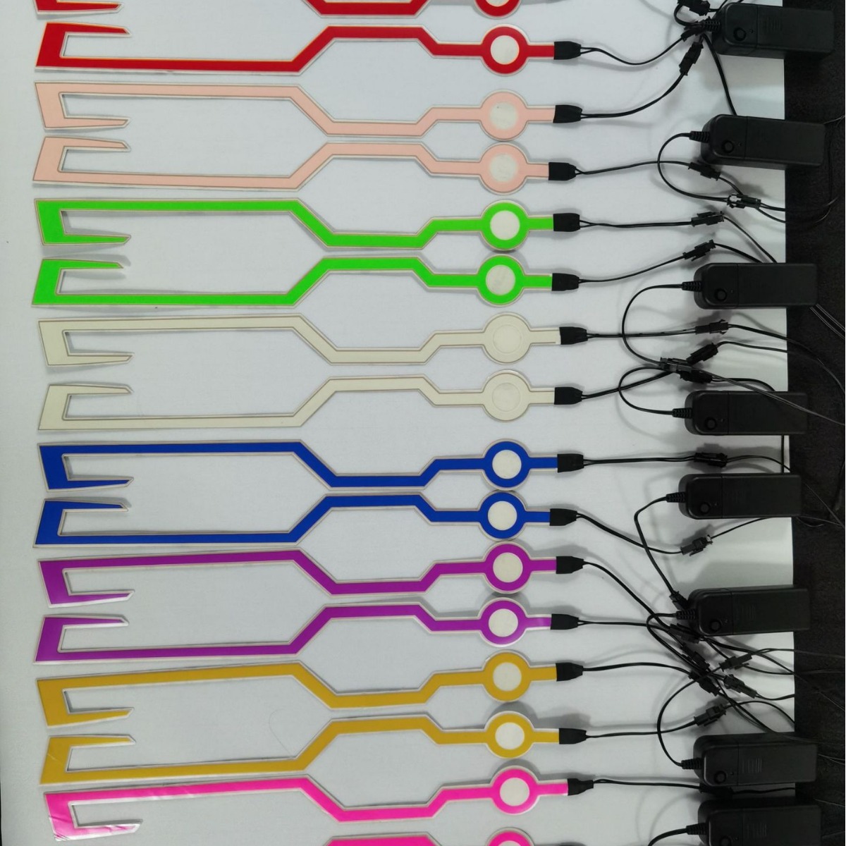 Motorcycle Helmet Cold Light Strip Helmet Decoration Adhesive Light Strip