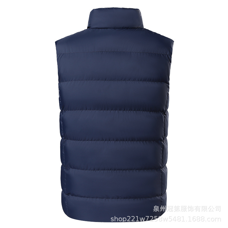 Cross-Border Heating Vest, Cold-Proof, Intelligent Constant Temperature, Heated Vest for Men and Women, Solid Color Stand-Up Collar, Smart Heating Vest
