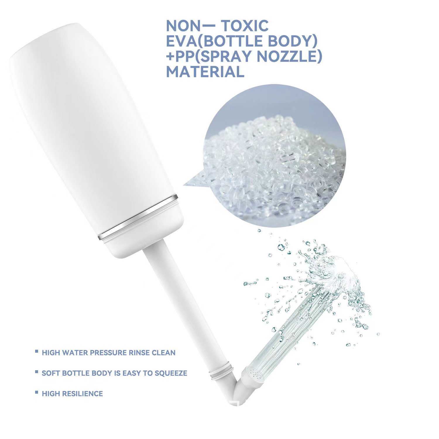 High-Looking Portable Women's Washing Bottle, Women's Body Washing Device, Flusher, Handheld Cleaner for Pregnant Women and Infants