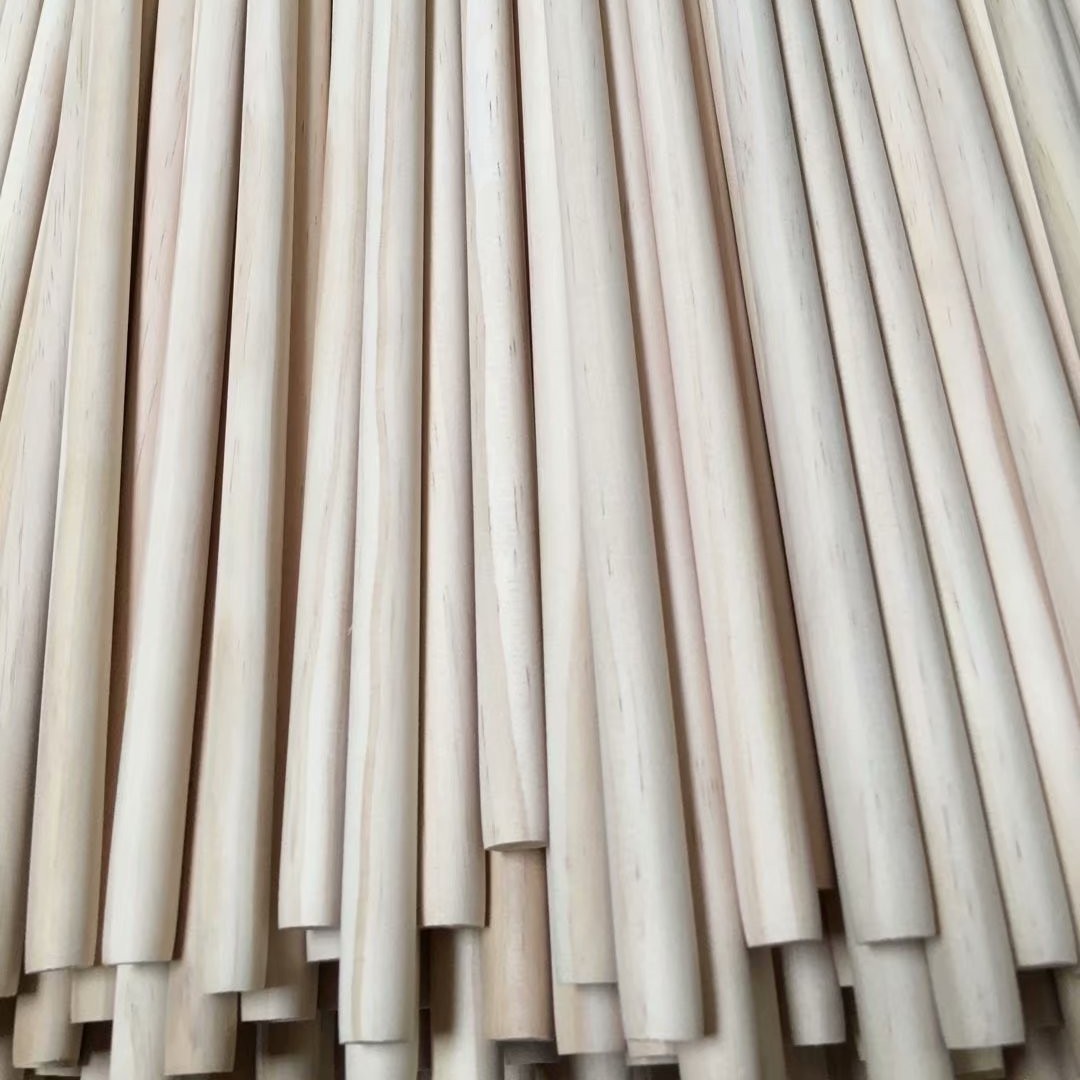 Прямые поставки высококачественная круглая деревянная палочка сосновая палочка для палатки зонта маленькая деревянная палочка можно указать длину