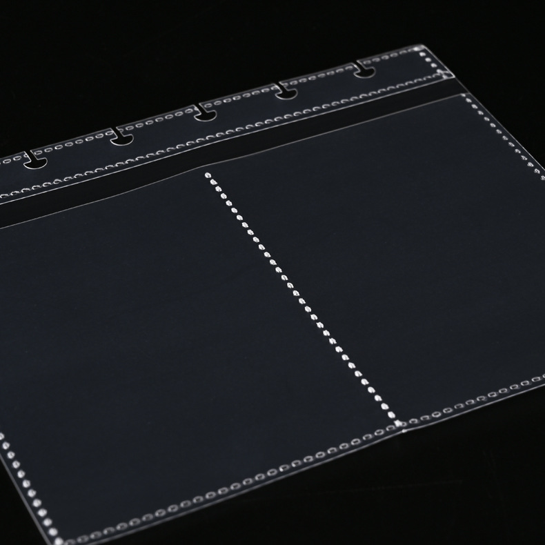 Loose-leaf Ultra-transparent Photo Bag Polaroid Star Photo Star Card 4inch 5inch 6inch Mushroom Hole Photo Album Inner Page