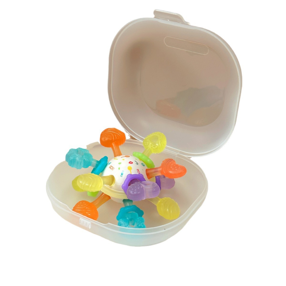 Baby Manhattan Ball Hand Grasping Ball Early Education Toy Grasping Training Baby Can Chew Molar Toy Educational