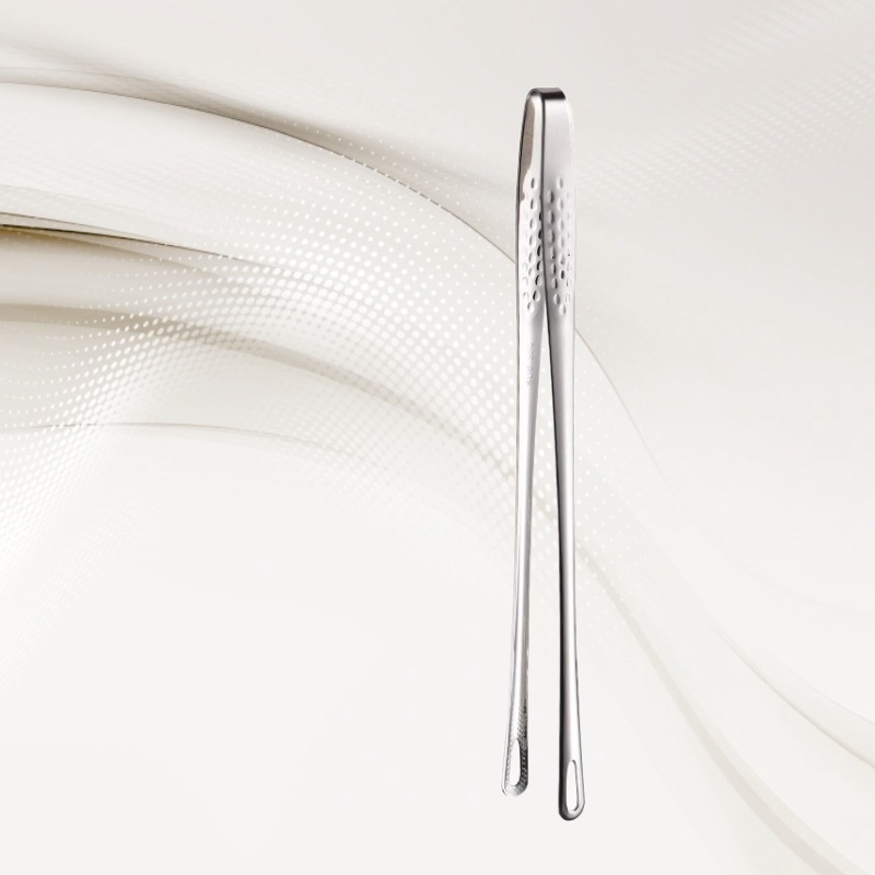 Stainless Steel Korean Barbecue Clips Kitchen Buffet Hotel Food Clips Outdoor Barbecue Clips Steak Clips Bread Clips