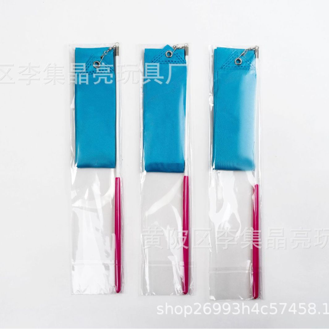 2 M Ribbon Artistic Gymnastics Ribbon Dance Ribbon Performance Props Dance Ribbon Stick Colorful Silk Ribbon for Children
