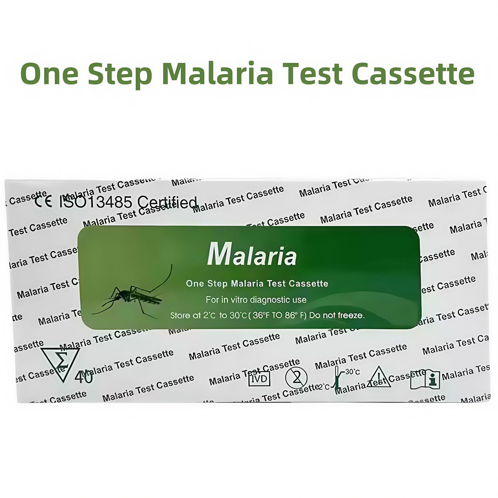 Cross-Border Disposable Malaria Test Kit Malaria Test Cassette English Packaging