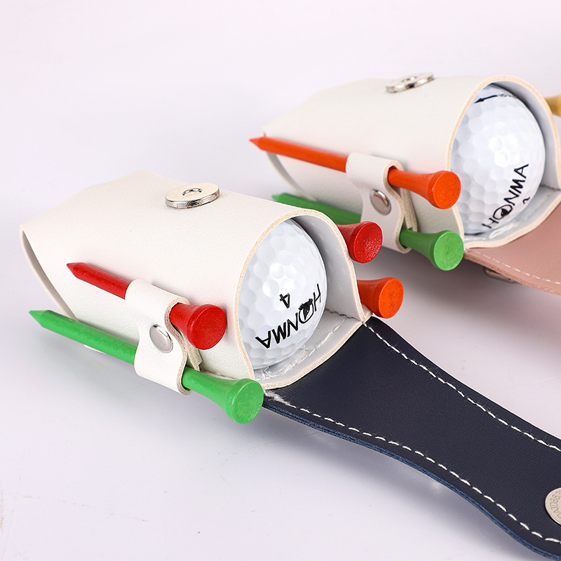 Color Matching Golf Bag Outdoor Waist Keychain Golf Small Waist Bag Portable Mini Golf Protection Bag