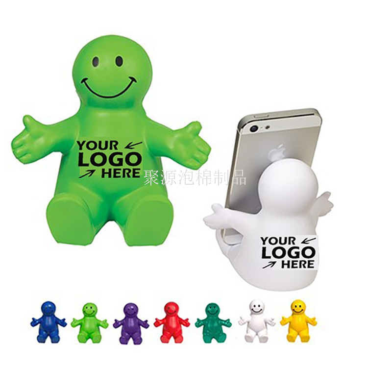 Подставка для мобильного телефона из ПУ-foam, высокоэластичная искусственная кукла, полиуретановая игрушка, маленькая подставка для мобильного телефона, оптовая продажа