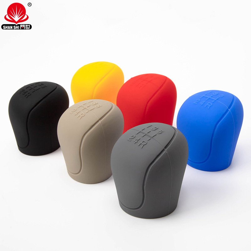 Suitable for ford ford gear cover silicone gear cover universal non-slip car hand brake cover manual gear handle head cover