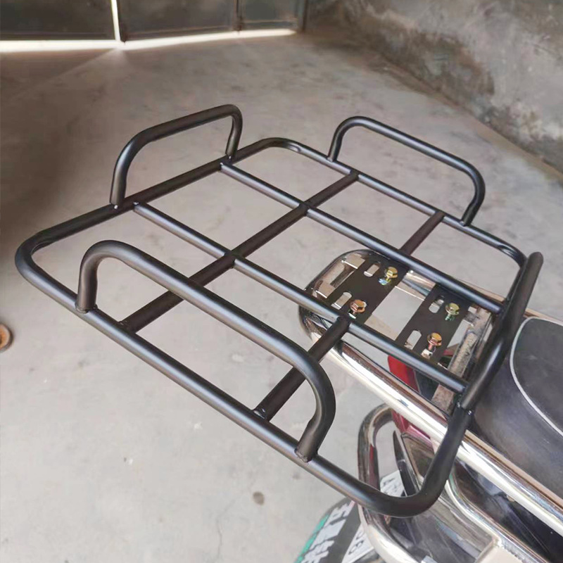 Vehicle-Mounted Tail Rack Fixed Tray Iron Shelf Delivery Box Rack Frame Electric Vehicle Rear Reinforcement