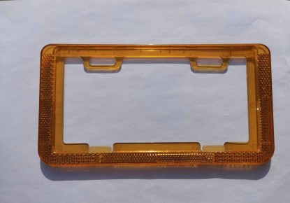 Suitable for Guangdong Province Dongguan Foshan Guangzhou License Plate Frame Electric Vehicle License Plate Frame Reflective Plastic Protective Cover Stainless Steel