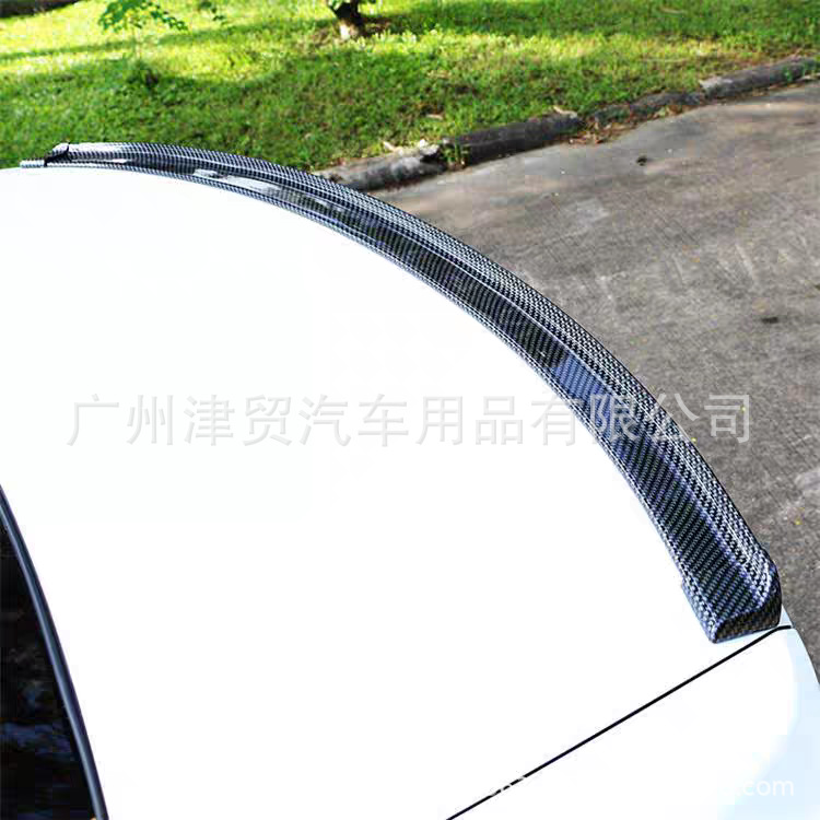 Car tail carbon braze dimensional pattern two-compartment three-compartment non-perforated car small tail top wing tail modified universal tail