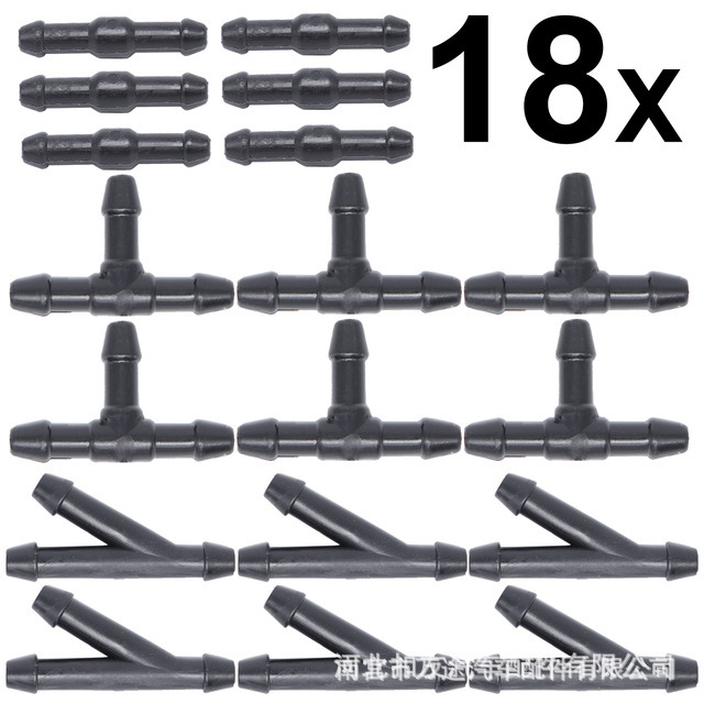 Автомобильный водяной распылительный трубопровод тройной соединитель прямой косой Y-образный соединитель водяного трубопровода автомобильный соединитель для распылителя стеклоочистителя