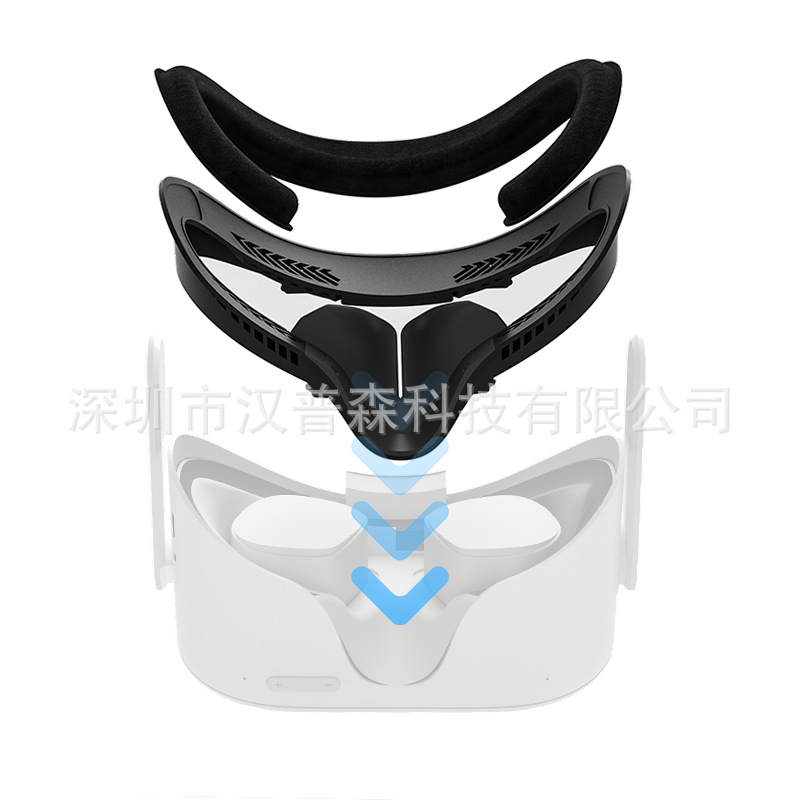 Applicable Oculus quest2 eye mask breathable mask VR replacement shading soft protective cover accessory bracket