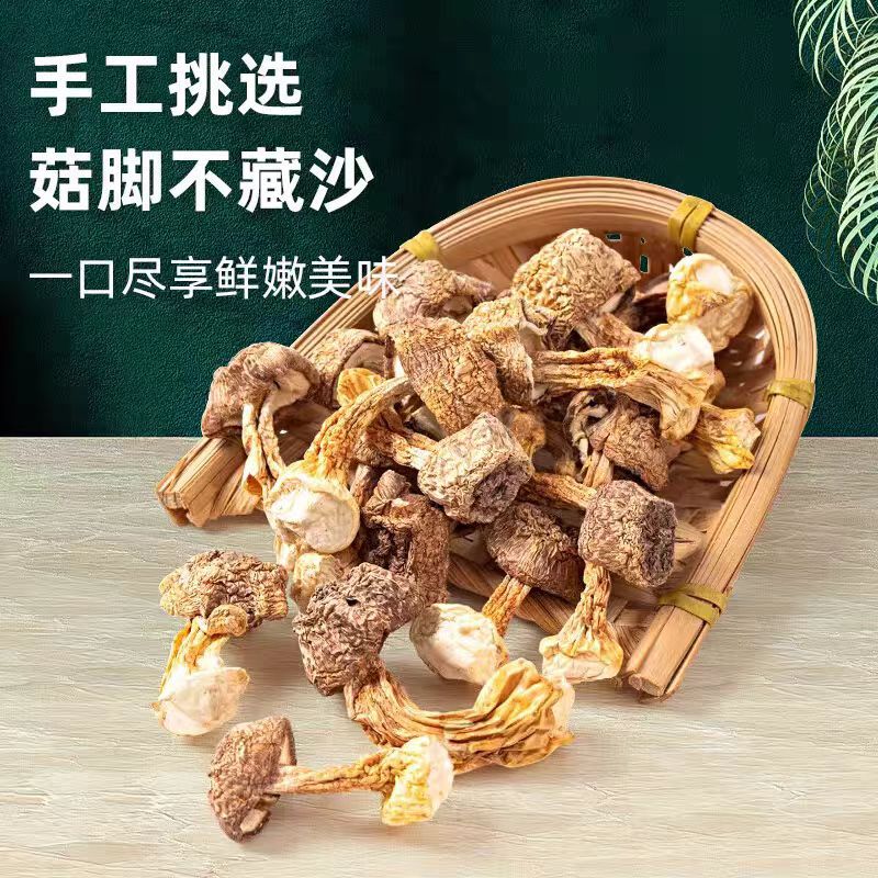 New Arrival Agaricus Blazei Dry Goods Yunnan Specialty Selection Non-Special Grade Sulfur-Free Agaricus Blazei Mushroom Mushroom 50g