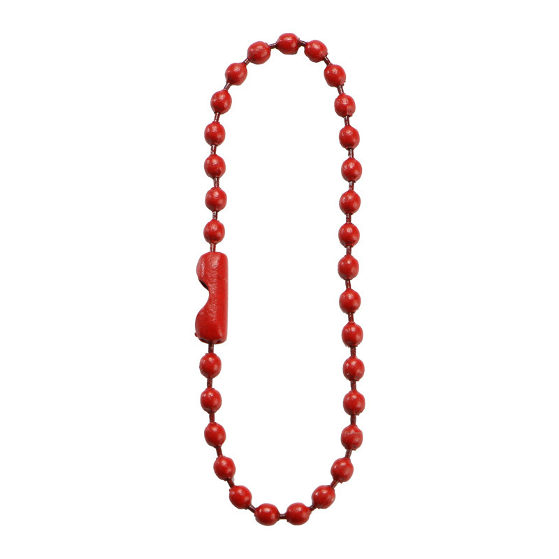 Colorful Bead Chain Tag Chain Wave Bead Chain Guka Disc Hanging Chain Bead Keychain Jewelry Handmade DIY Accessory Chain