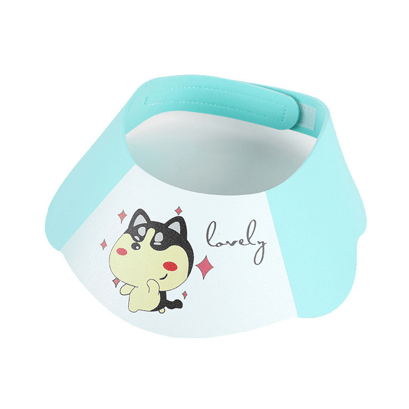 Adjustable Waterproof Cartoon Thickened Shampoo Kidsren's Baby Artifact Shower Cap Water-Blocking Cap Bjs