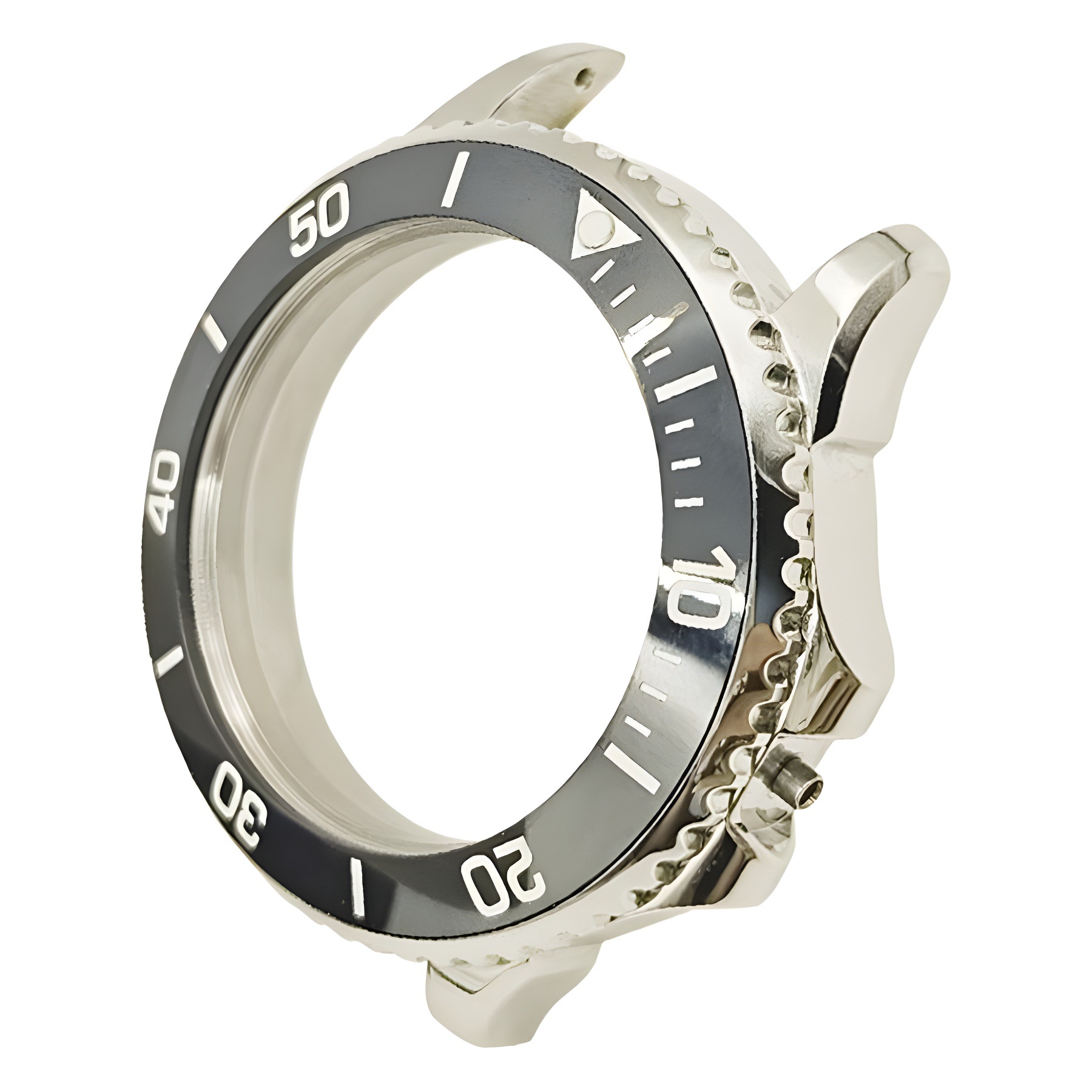 Factory watch accessories in stock 316L stainless steel with scale 41mm water ghost case fit depth waterproof dial