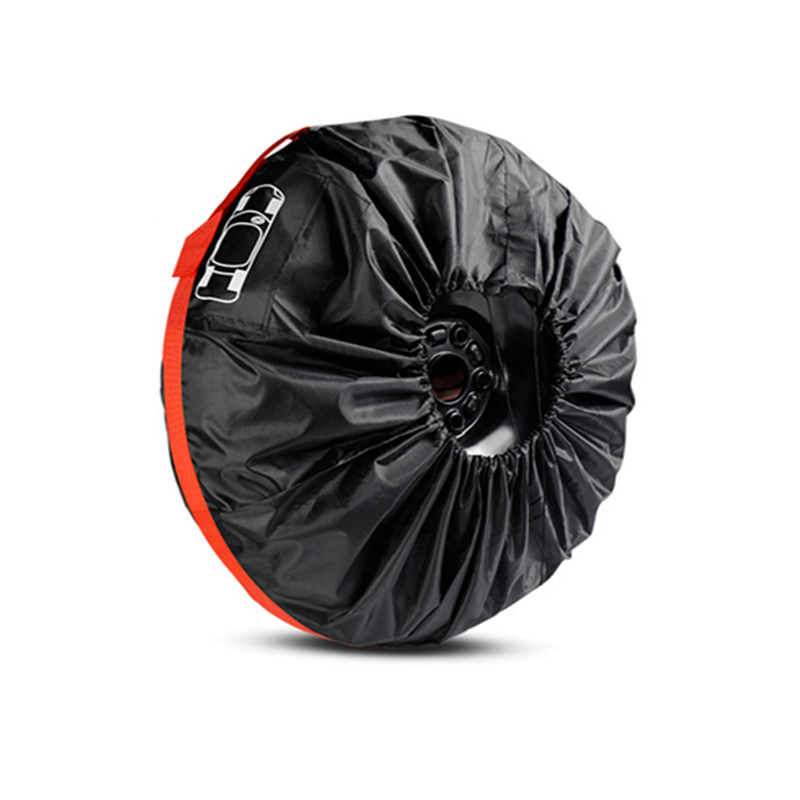Cross-border hot-selling car supplies car tire cover spare tire cover snow tire storage bag tire protective cover