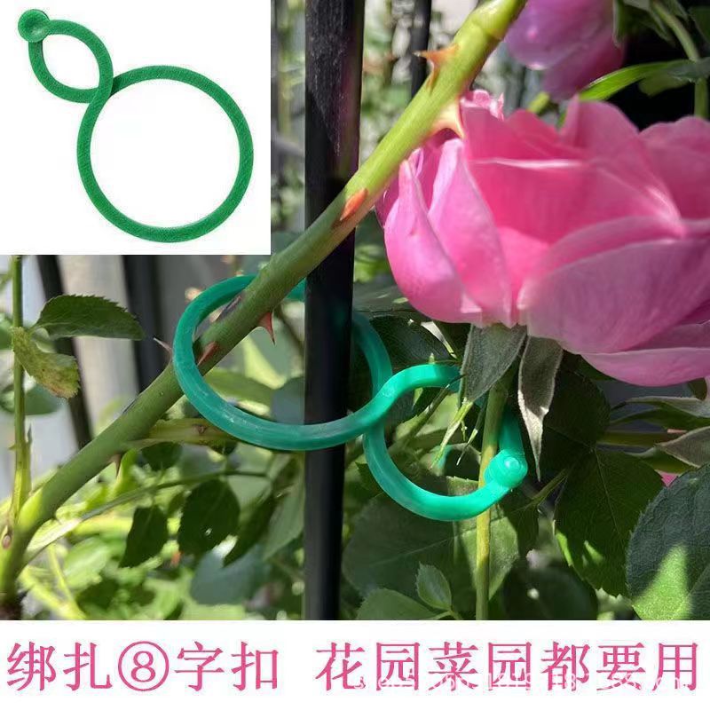Multifunctional Gardening Eight-Character Buckle Planting Vine Fixed Clip Climbing Plant Stem Support Garden Tool Eight-Character Buckle