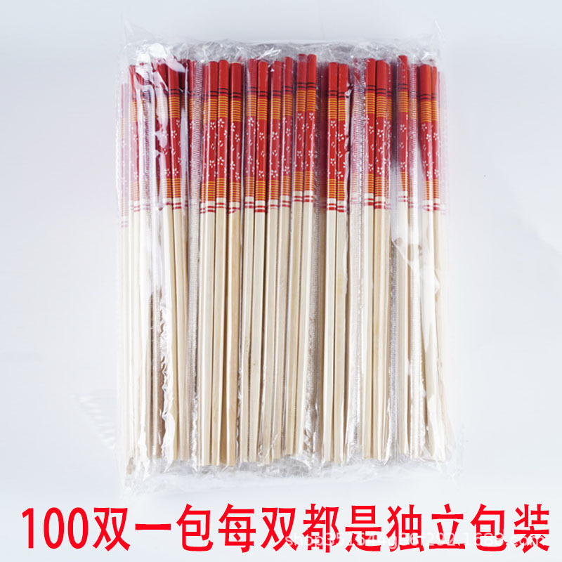 Disposable Blue and White Porcelain Chopsticks for Weddings and Home Use, Wholesale from the Manufacturer, Carbonized Bamboo Chopsticks in Bulk, Free Shipping Per Piece