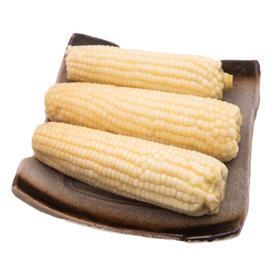 First Harvest Quick-Frozen White Pearl Corn, One Bag Contains 2 Ears, 16 Pieces, Sweet and Waxy Corn, New Specifications, Insulated Box with Ice Pack