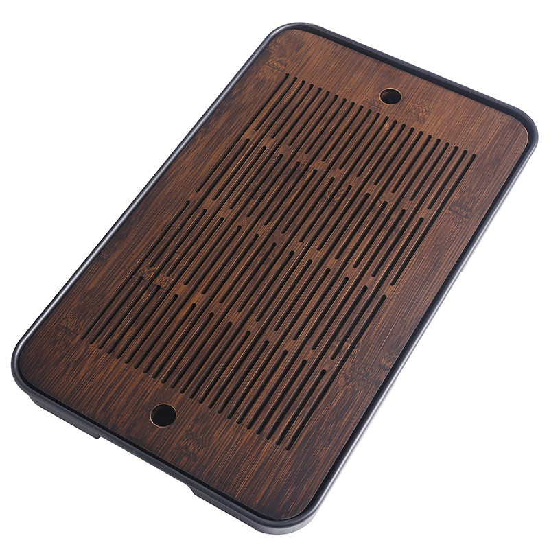 Wholesale melamine tea tray multifunctional bamboo tea table tea tray with filter dry bubble tray small tea tray a batch