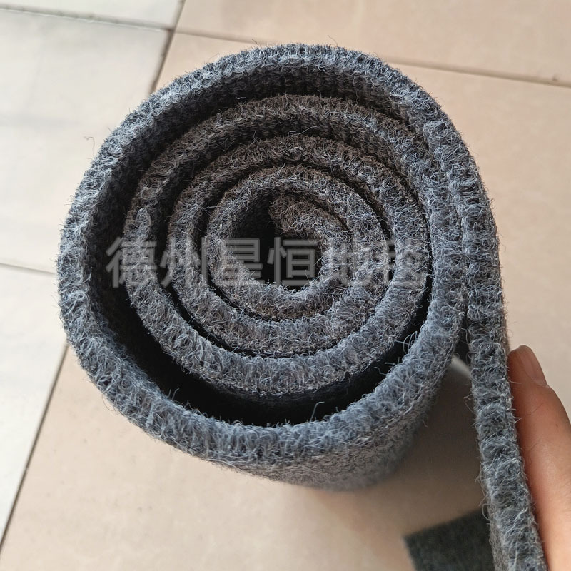 Smoke Gray Striped Carpet Living Room Children's Room Studio Soundproof Large Area Full-Cover Commercial Thickened Striped Carpet