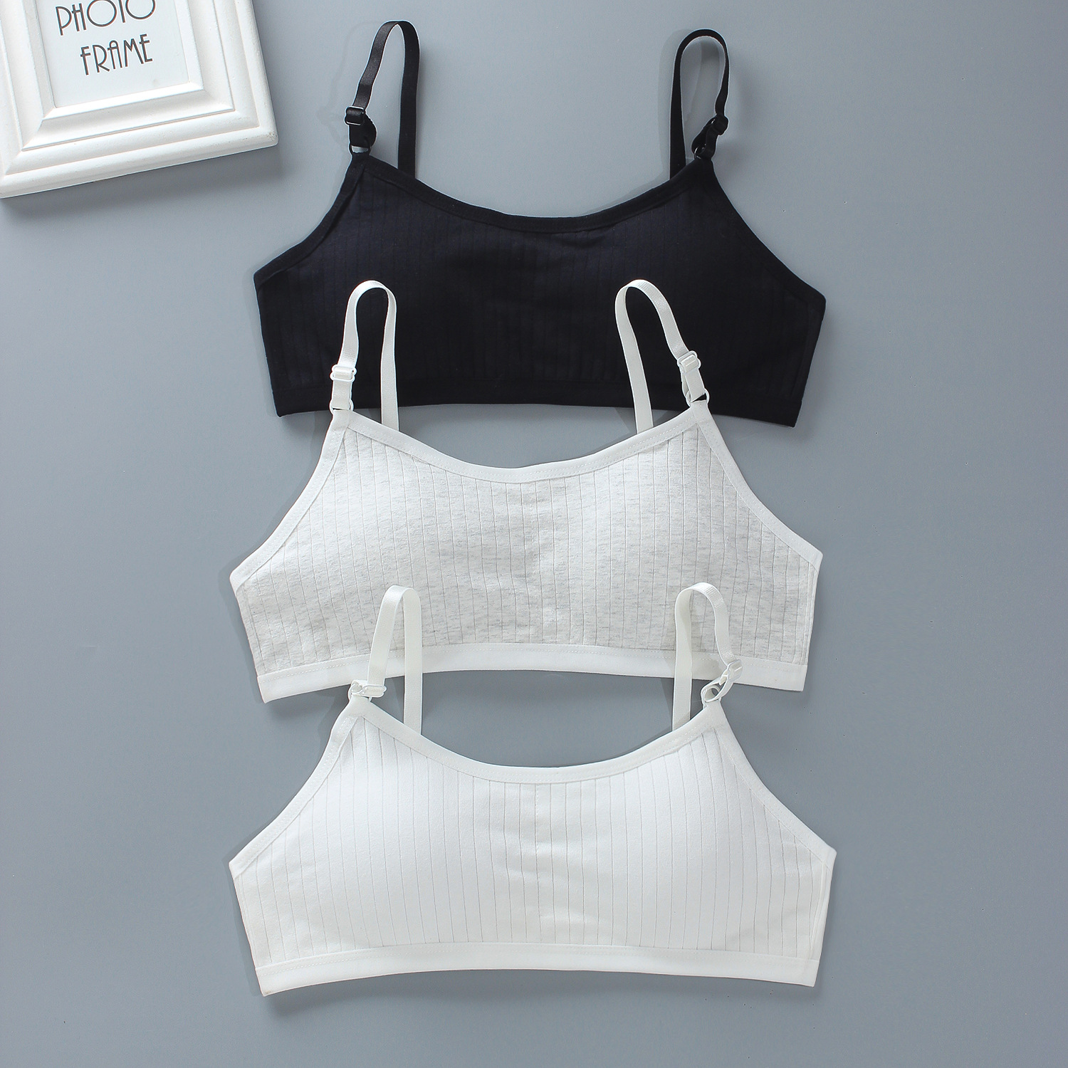 Майка для девочек, нижнее белье для учащихся начальной школы, бюстгальтер из хлопка, 10 девочек, 14 лет, лето