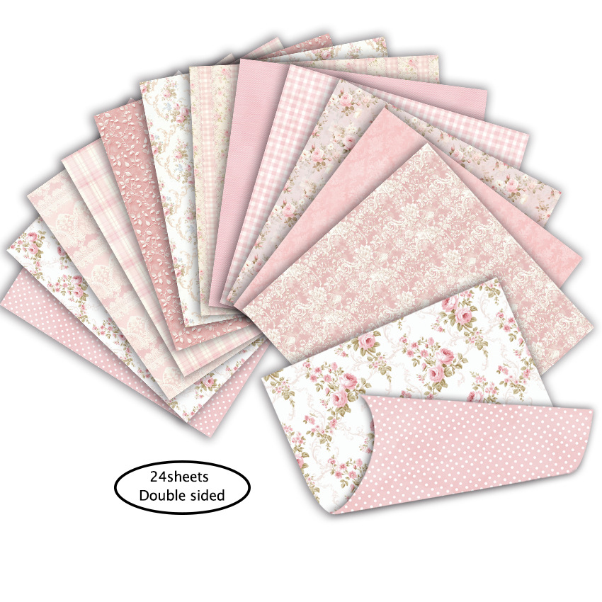 15 см двусторонняя узорная бумага, фотоальбом, скрапбук, журнал для заметок, фон для карточек планировщика