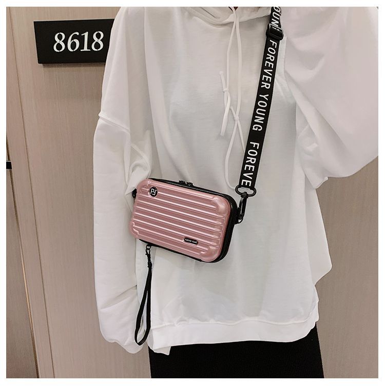 Manufacturer Supplies 7inch Pc Hard Shell Cosmetic Bag Waterproof Toiletry Bag Storage Bag Crossbody Shoulder Bag Custom Logo