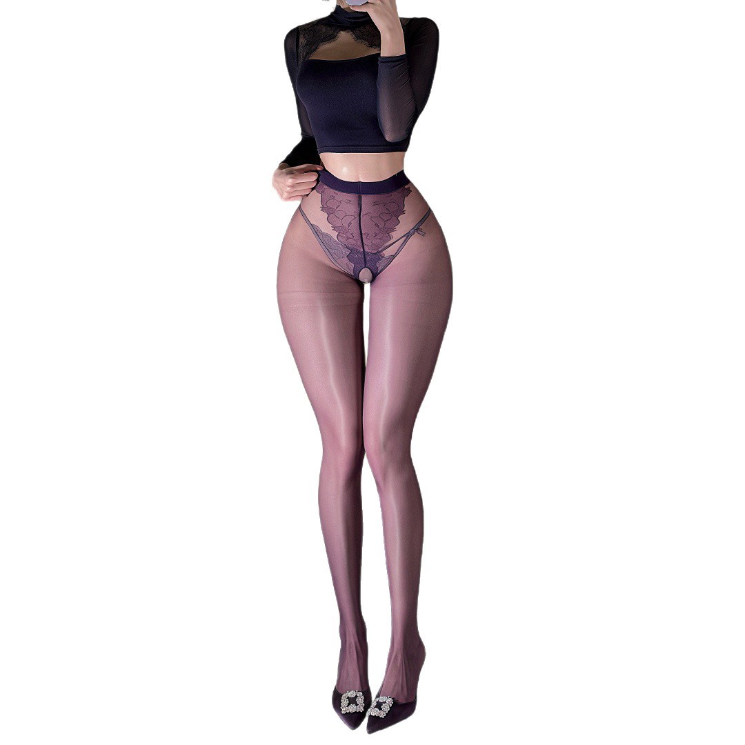 Sexy Stockings, Pure Lust, Sexy Butterfly Stockings, No Need to Take Off, Passionate Temptation, Transparent Bikini Stockings, Open Stockings for Women