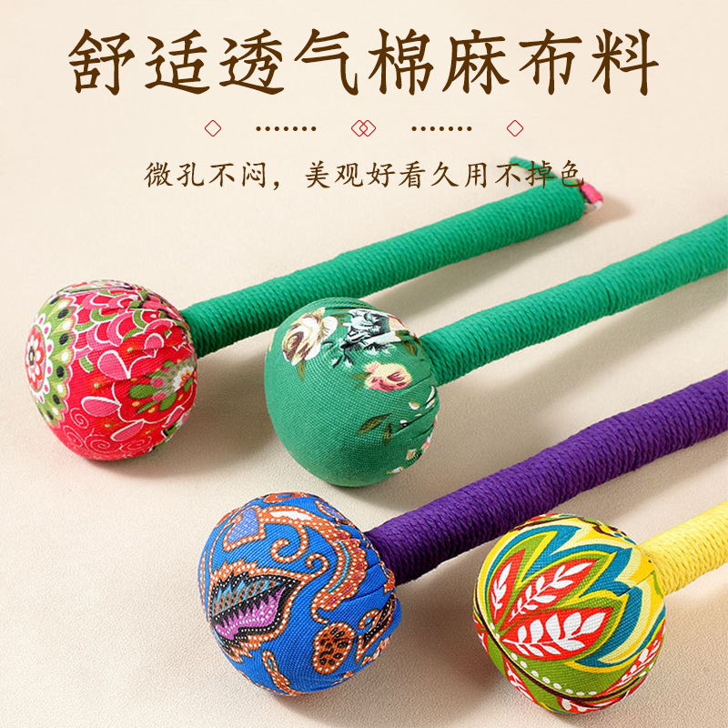 Wholesale Mugwort Hammer Health Hammer Custom DIY Household Handheld Massage Hammer Meridian Tapping Hammer Full Body Tapping