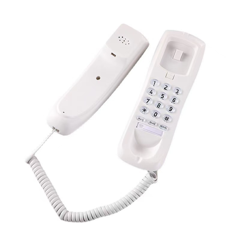 Wall-mounted Telephone Set Hotel Hotel Guest Room Foot-bathing Room Wall-mounted Mini Household Small Hanging Machine