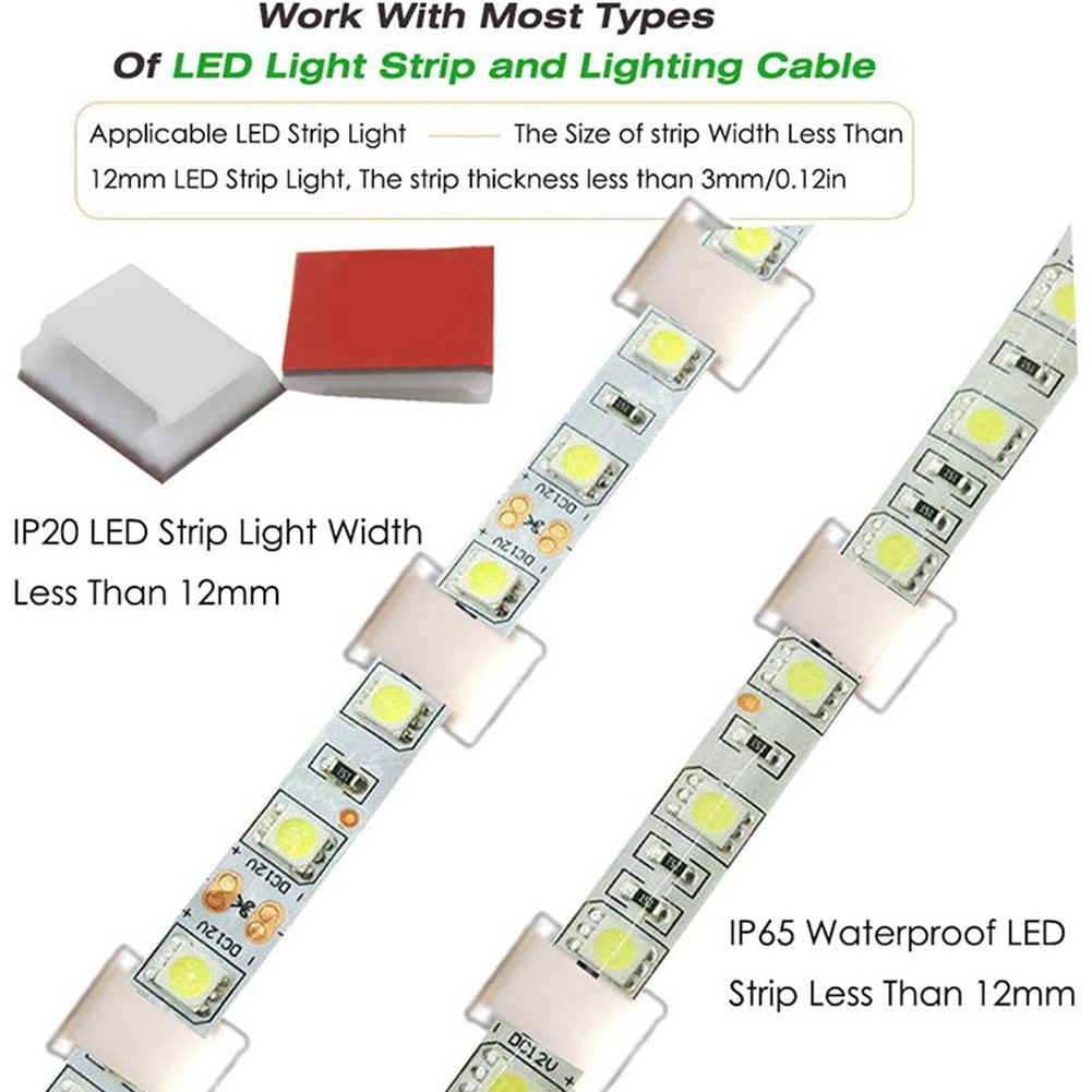 10Mmled Light Strip Fixed Buckle Adhesive Wire Clip Self-Adhesive Wiring Buckle Nc1316 Wiring Card