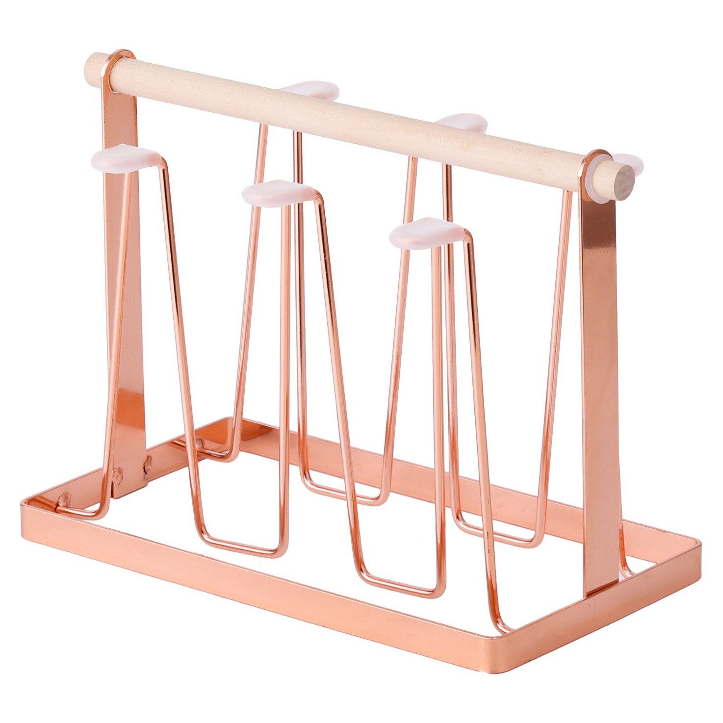 One-Piece Water Cup Holder Nordic Water Cup Drain Rack Household Upside-Down Storage Glass Cup Holder Desktop Iron Cup Holder Wholesale