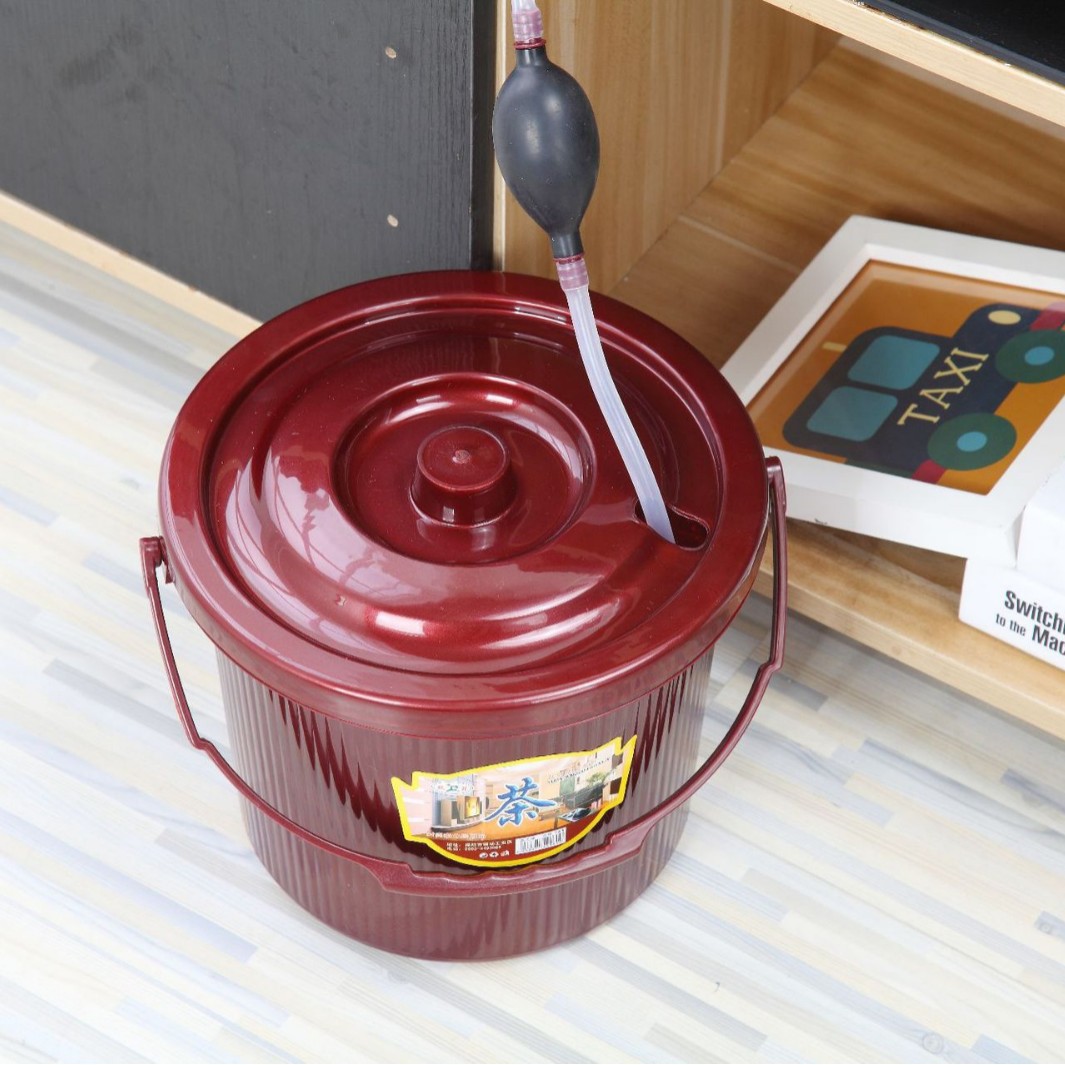 Tea Table Trash Can, Kung Fu Tea Bucket, Tea Tray Waste Water Bucket, Tea Bucket, Tea Residue Bucket, Drainage Pipe, Tea Set Accessories, Drainage Bucket