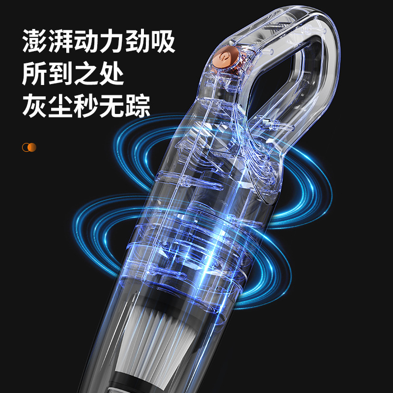 New Vacuum Cleaner Household Small Large Suction Powerful Mite Removal Handheld Suction and Mopping All-In-One Machine Wireless Rechargeable Cross-Border