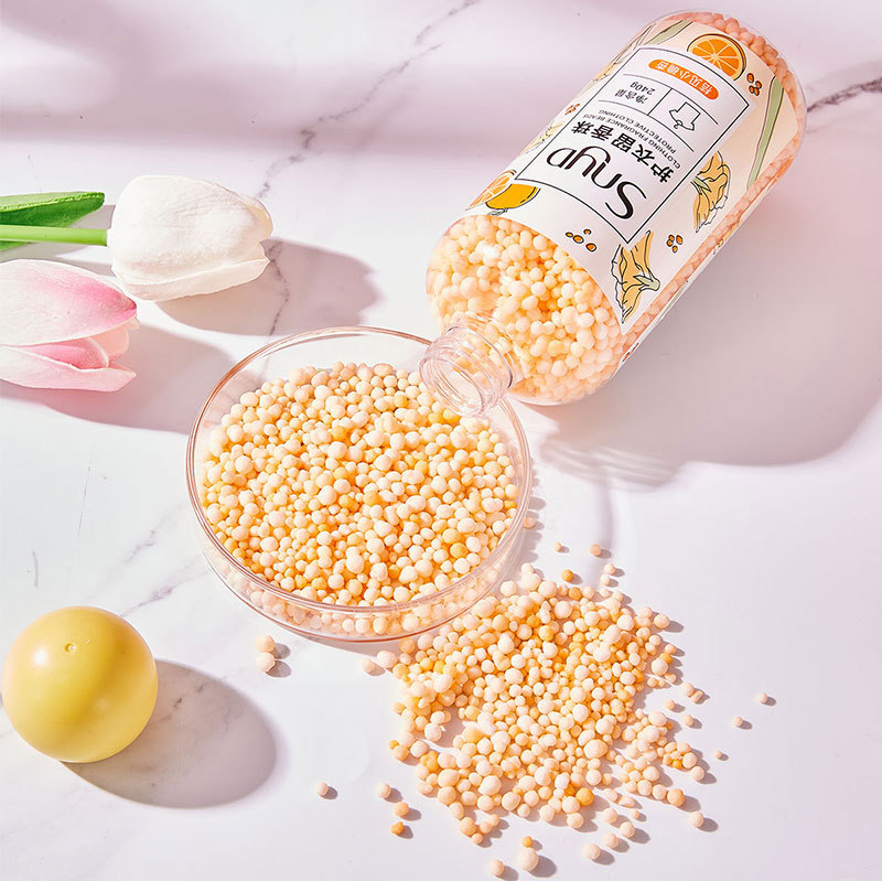Household clothing color protection protective clothing long-lasting softener particles 240g bottled one-piece delivery laundry fragrance beads wholesale