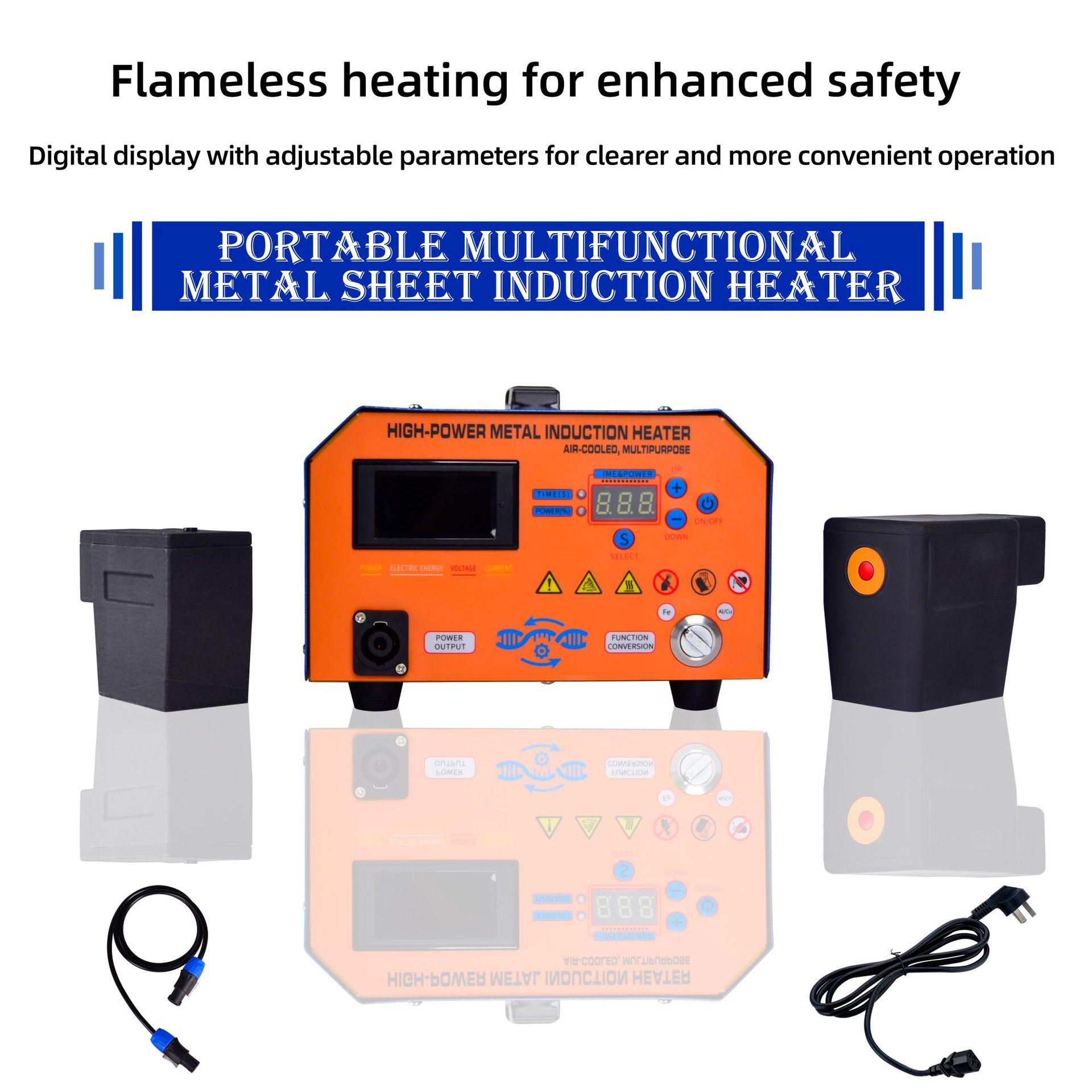 3.3Kw Portable Multifunctional Metal Sheet Induction Heater