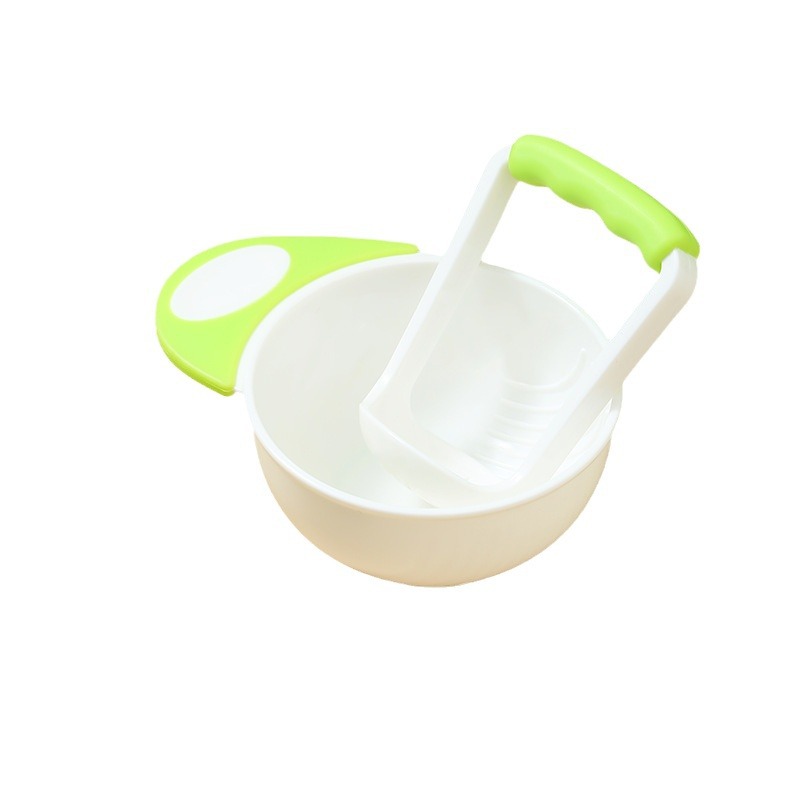 Baby food supplement bowl food grinding bowl baby fruit and vegetable food supplement processing tools grinder suit tableware now