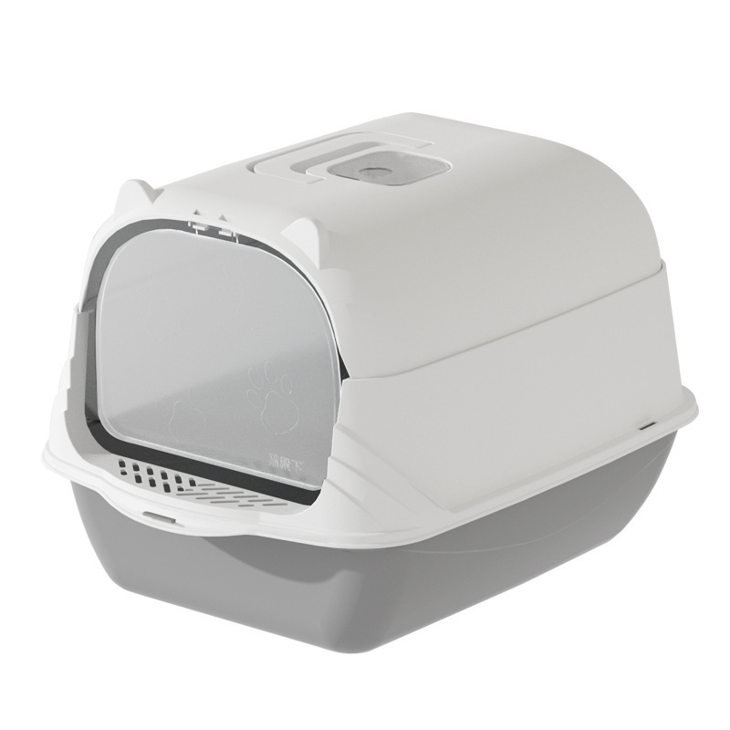 Cat Litter Box Extra Large Ultraviolet Sterilization Fully Enclosed Odor Isolation Anti-Splash Semi-Enclosed Cat Toilet Pet Supplies Factory