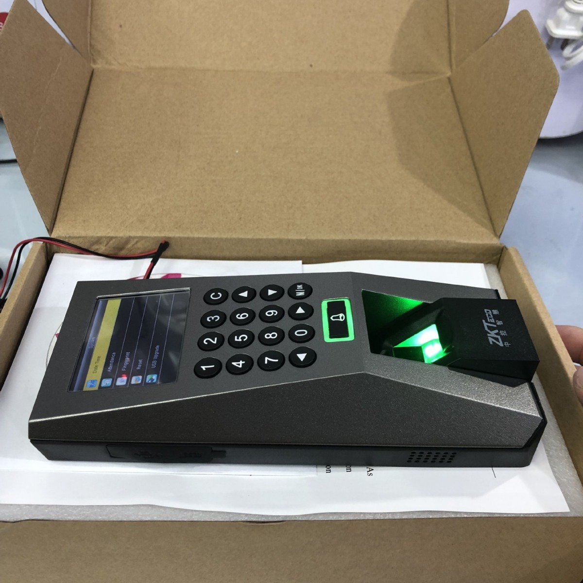 Entropy-Based Zkteco F18 Attendance Access Control Machine Access Control System Fingerprint Access Control