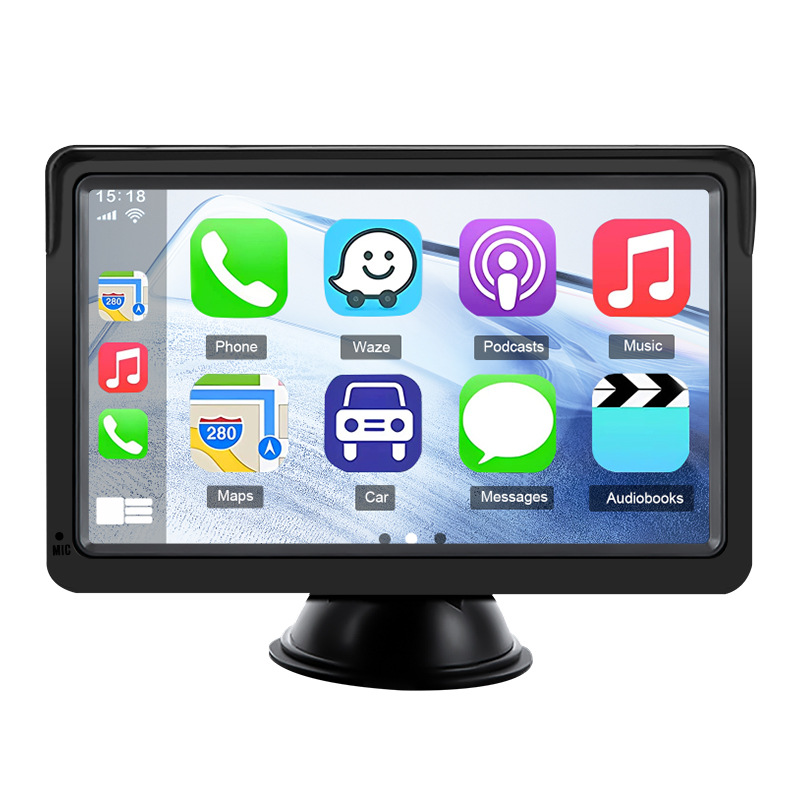 7-inch portable wireless CarPlay wireless Android Auto car suction navigator display